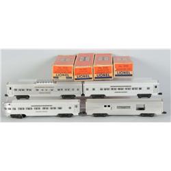Lot of 4: Lionel O-Gauge Passenger Cars OB
