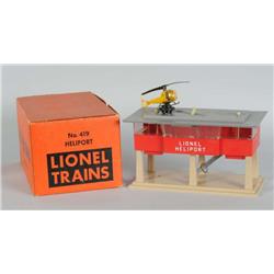 Lionel No. 419 Heliport in OB
