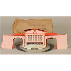 Lionel No. 908 Cardboard Railroad Station.
