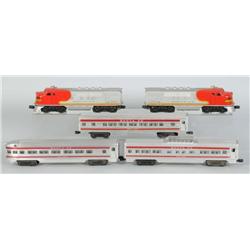 Lionel 5-Piece O-Gauge Passenger Set.