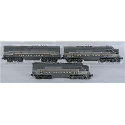 Lot of 3: No. 2354 ABA New York Central F3 Cars.