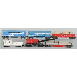 Lot of 6: Lionel O-Gauge Freight Cars.