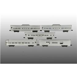 Lot of 5: Lionel O-Gauge Passenger Cars.