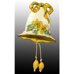 Cast Iron Bell with Bead Clapper Doorknocker.