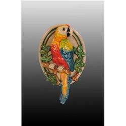 Cast Iron Parrot on Branch Doorknocker.