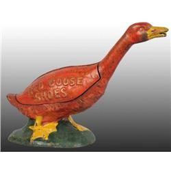 Cast Iron Red Goose Shoes String Holder.