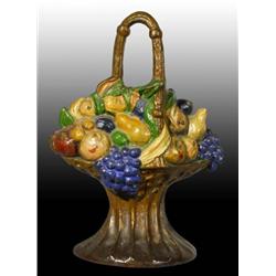 Cast Iron Fruit Basket Doorstop.