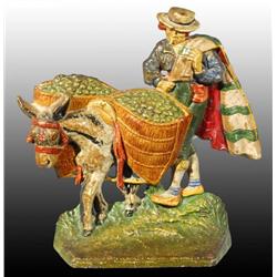 Cast Iron Olive Picker Doorstop.