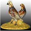 Image 1 : Cast Iron Quail Paperweight.