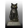 Image 1 : Cast Iron Sitting Cat on Base Doorstop.