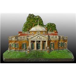 Cast Iron Monticello Doorstop.