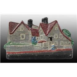 Cast Iron House of Seven Gables Doorstop.