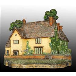 Cast Iron "Sulgrave Manor" House Doorstop.