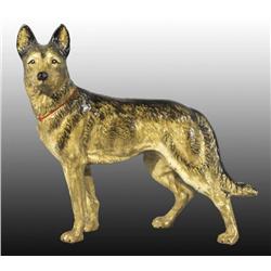 Cast Iron German Shepard Dog Doorstop.