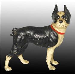 Cast Iron Boston Terrier Doorstop.