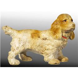 Cast Iron Cocker Spaniel Dog Doorstop.