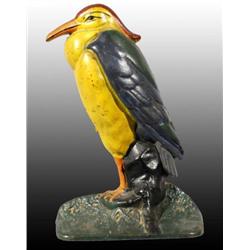 Cast Iron Heron Bird Doorstop.