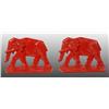 Image 1 : Cast Iron Deco Elephant Bookends.