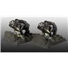 Image 1 : Metal Charging Elephant Bookends.