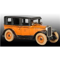 Cast Iron Arcade Yellow Cab Limo Still Bank.