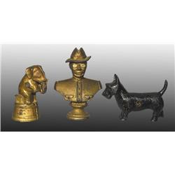 Lot of 3: Cast Iron Still Banks.