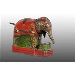Tin Trick Elephant Mechanical Bank.