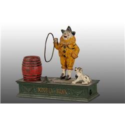 Cast Iron Hoop-La Mechanical Bank.