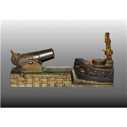 Cast Iron US & Spain Mechanical Bank.