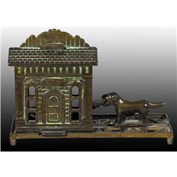 Cast Iron Gem Mechanical Bank.