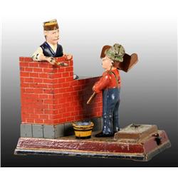 Cast Iron Mason Mechanical Bank.