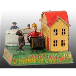 Cast Iron Organ Grinder & Bear Mechanical Bank.