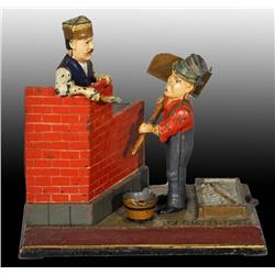 Cast Iron Mason Mechanical Bank.