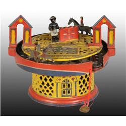 Cast Iron Horse Race Mechanical Bank.