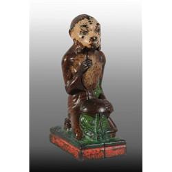 Cast Iron Monkey & Coconut Mechanical Bank.