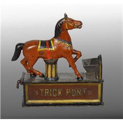 Cast Iron Trick Pony Mechanical Bank.