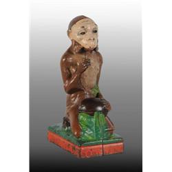 Cast Iron Monkey & Coconut Mechanical Bank.