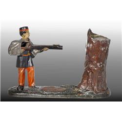 Cast Iron Creedmore Mechanical Bank.