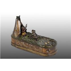 Cast Iron Chief Big Moon Mechanical Bank.