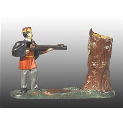 Cast Iron Creedmore Mechanical Bank.