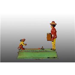 Cast Iron Monkey Mechanical Bank.