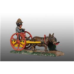 Cast Iron Bad Accident Mechanical Bank.