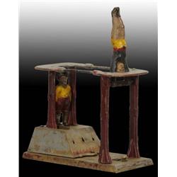 Cast Iron Acrobats Mechanical Bank.