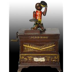 Cast Iron Medium Organ Mechanical Bank.