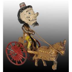 Cast Iron Hubley Rubber Neck Toy.