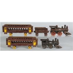 Cast Iron 5-Piece Train Set.