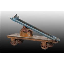 Cast Iron Arcade Train Car.