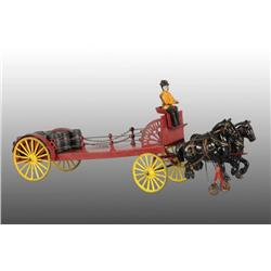 Cast Iron Wilkins Dray Toy.