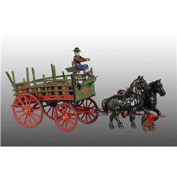 Cast Iron P & L Dray Toy.
