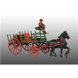 Cast Iron P & L Dray Toy.