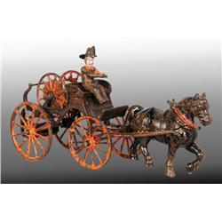 Cast Iron Walker-Crosby Hose Reel Toy.